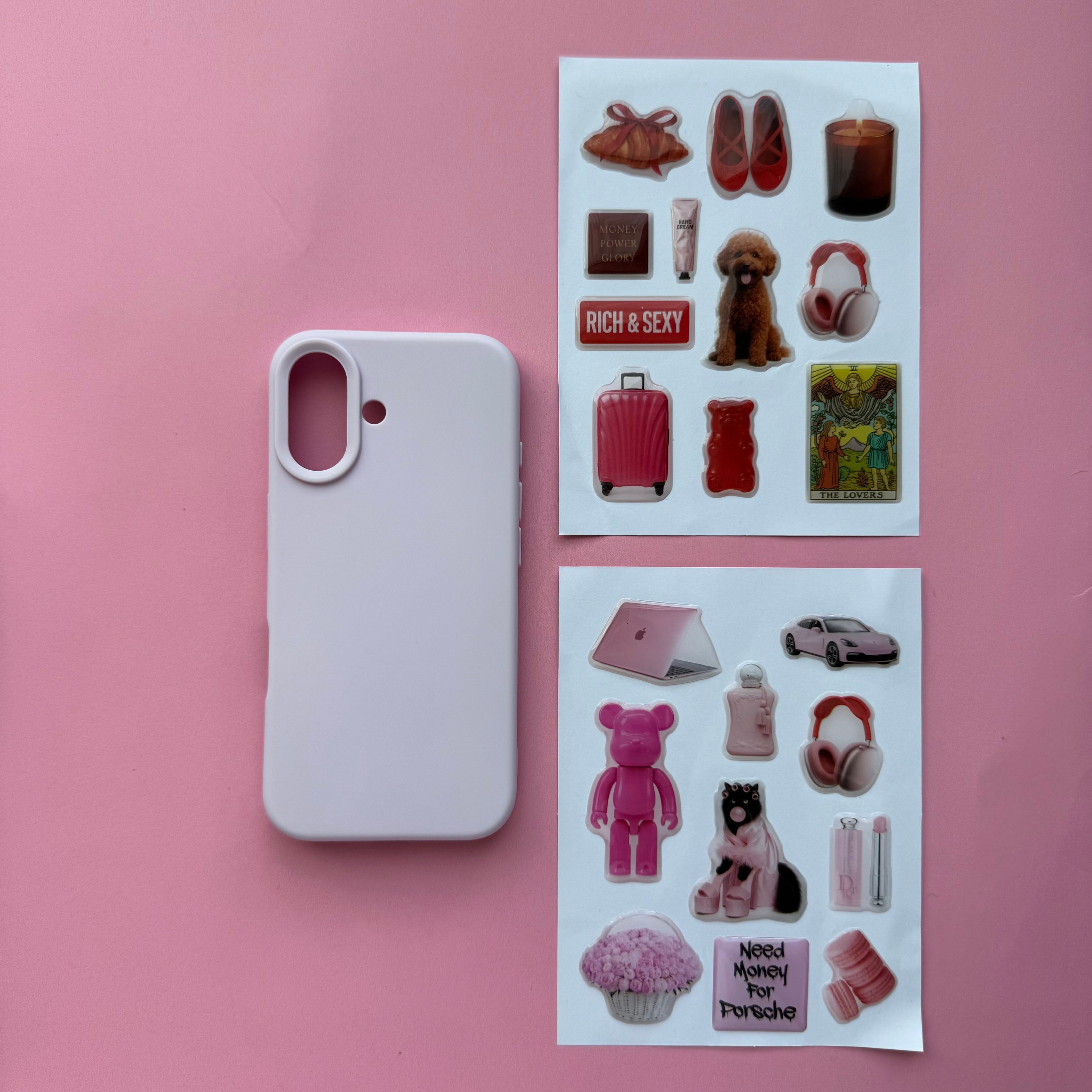 Aesthetic Blush Pink Journaling & iPhone Case Gift Set