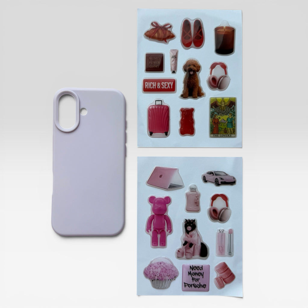 Aesthetic Blush Pink Journaling & iPhone Case Gift Set