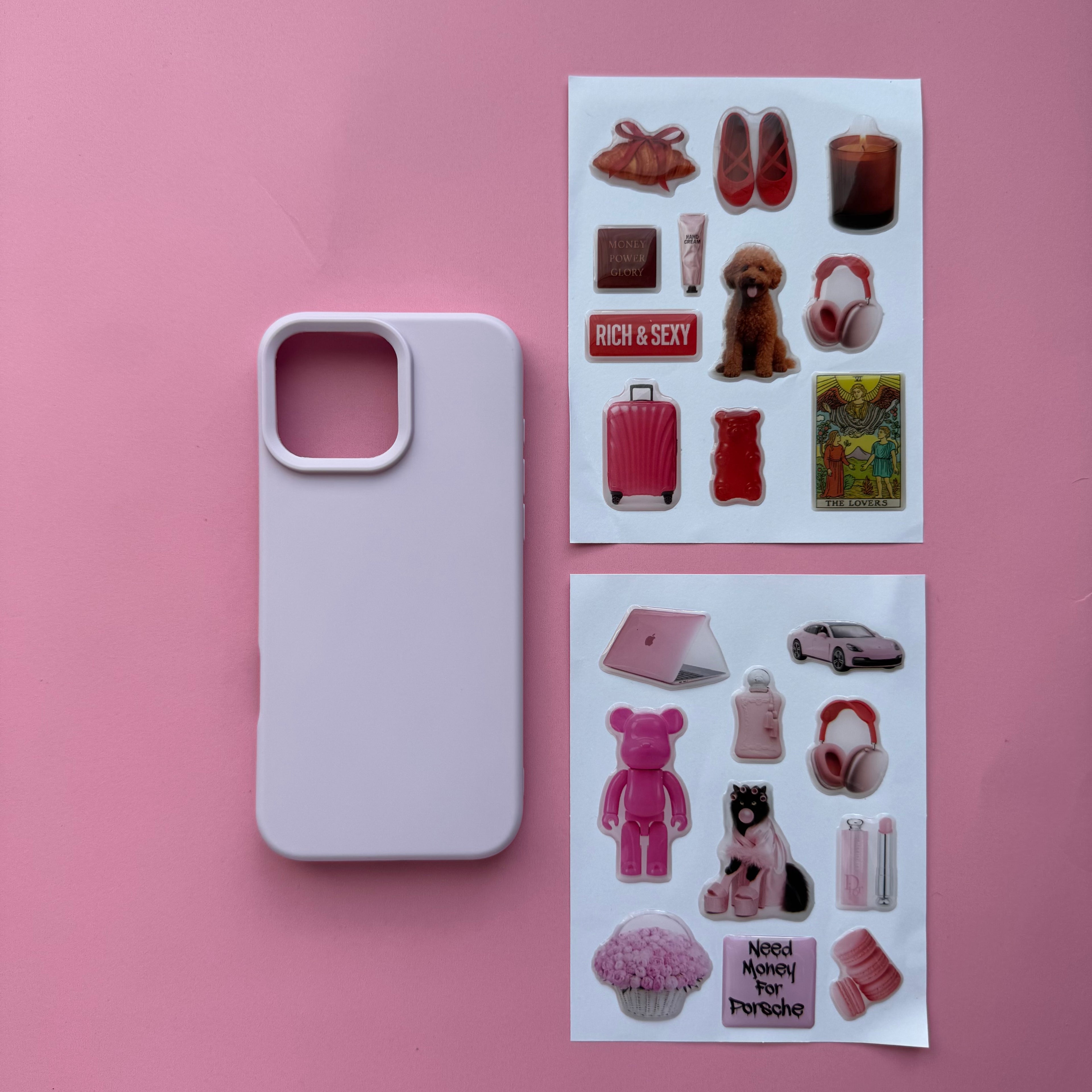 Aesthetic Blush Pink Journaling & iPhone Case Gift Set