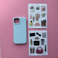 Aesthetic Sky Blue Journaling & iPhone Case Gift Set