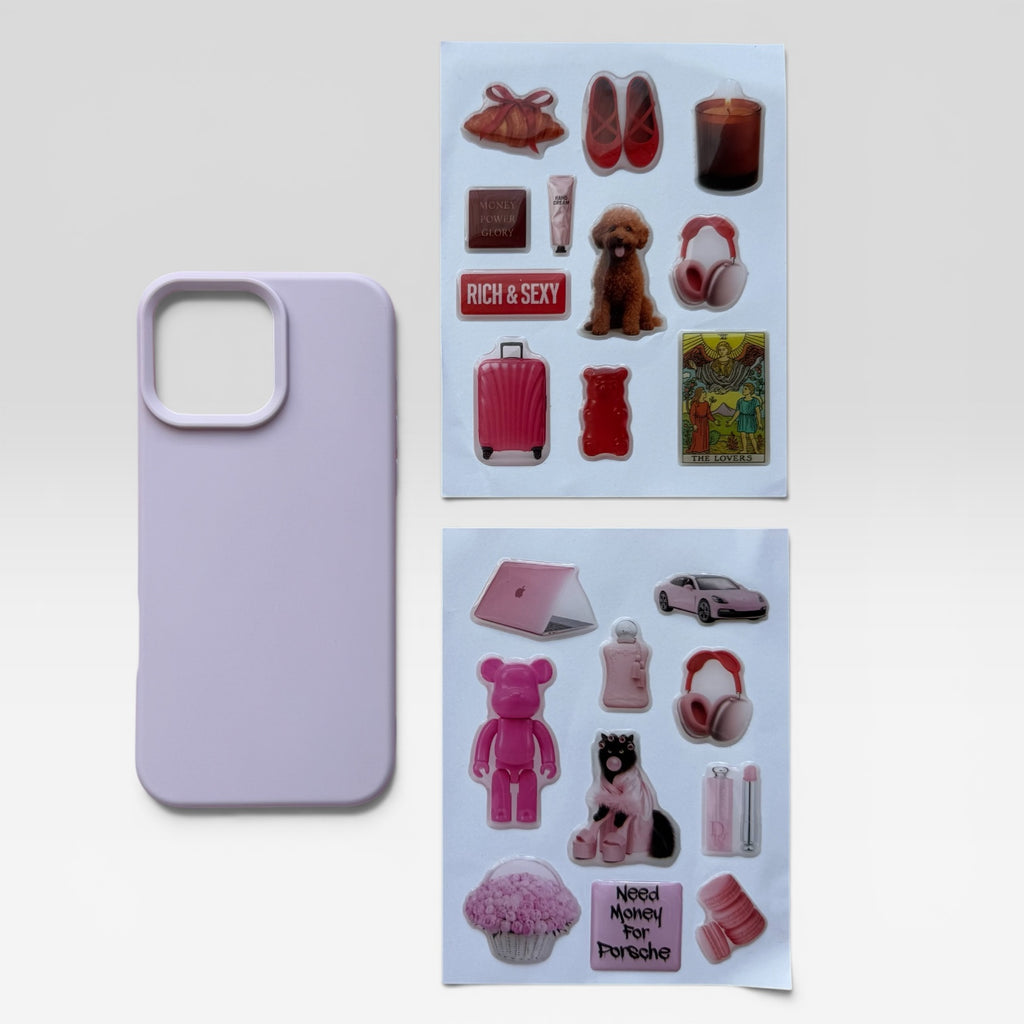 Aesthetic Blush Pink Journaling & iPhone Case Gift Set