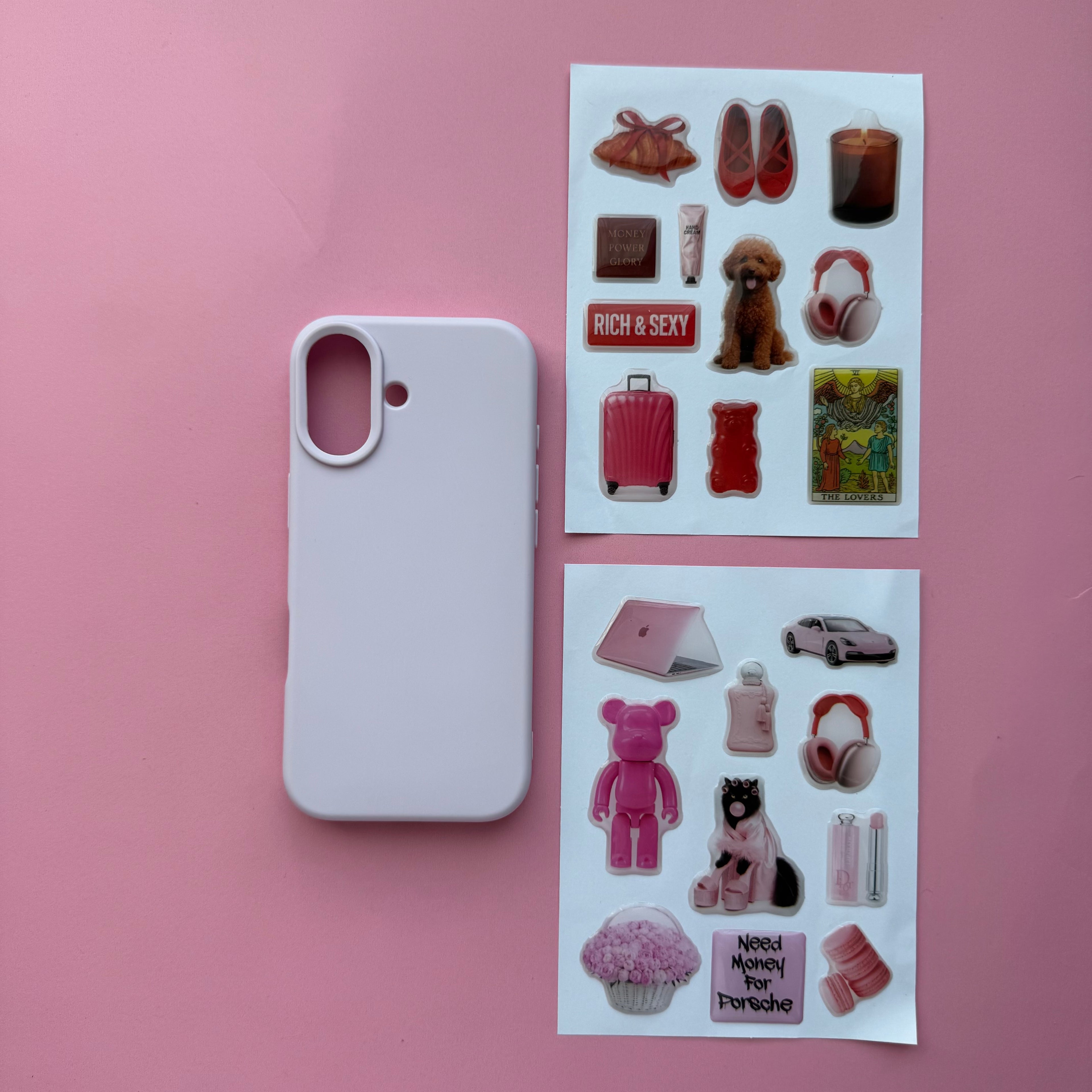 Aesthetic Blush Pink Journaling & iPhone Case Gift Set