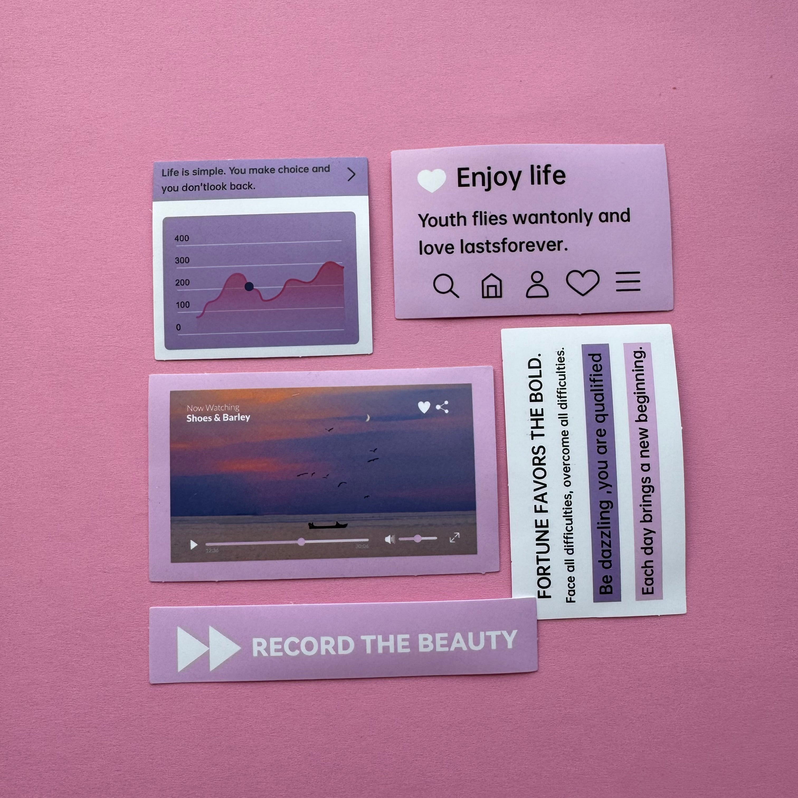Aesthetic Blush Pink Journaling & iPhone Case Gift Set