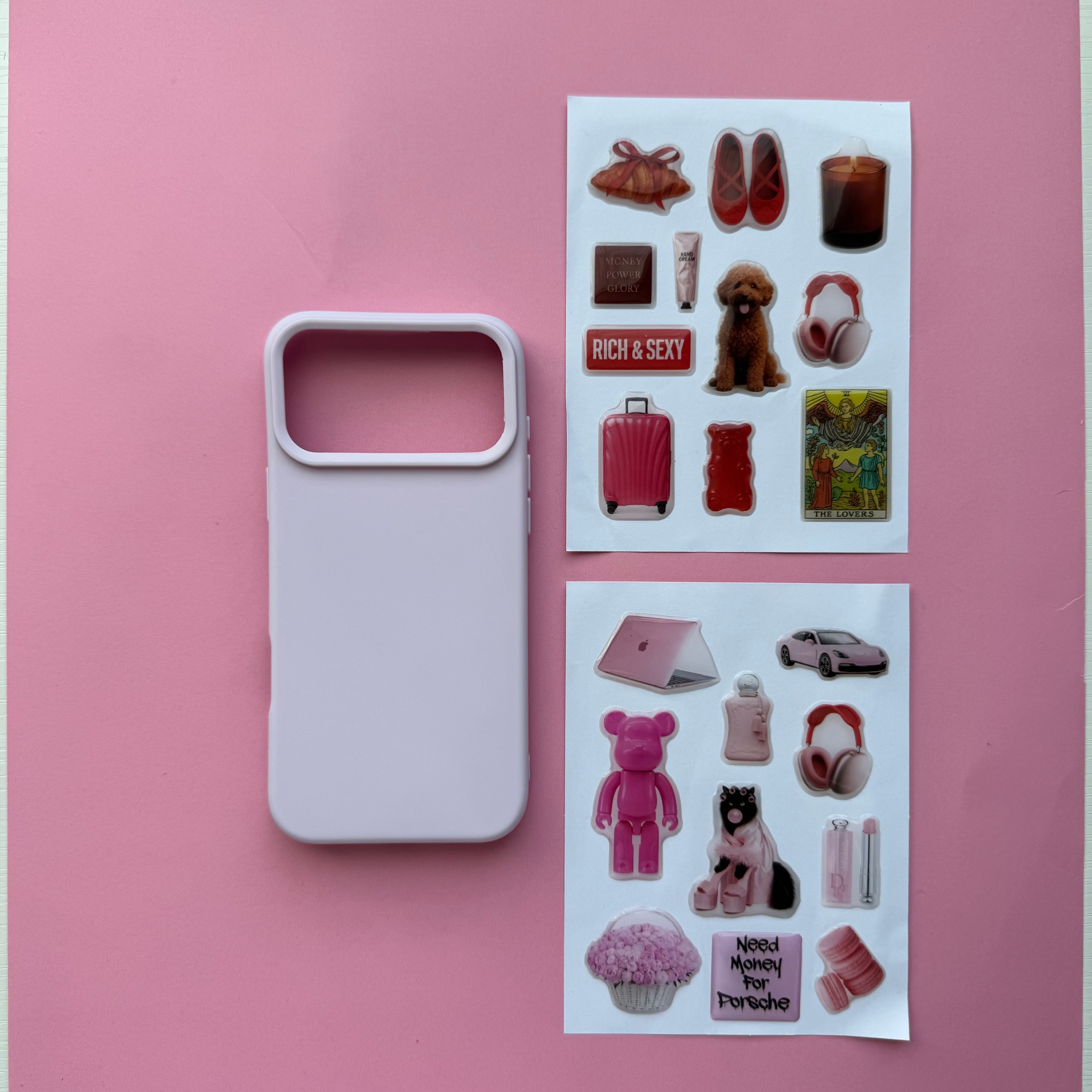 Aesthetic Blush Pink Journaling & iPhone Case Gift Set