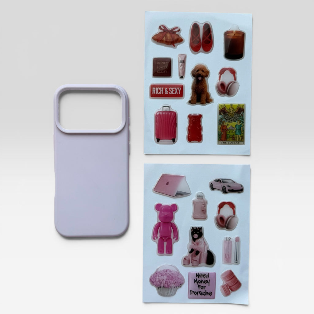 Aesthetic Blush Pink Journaling & iPhone Case Gift Set