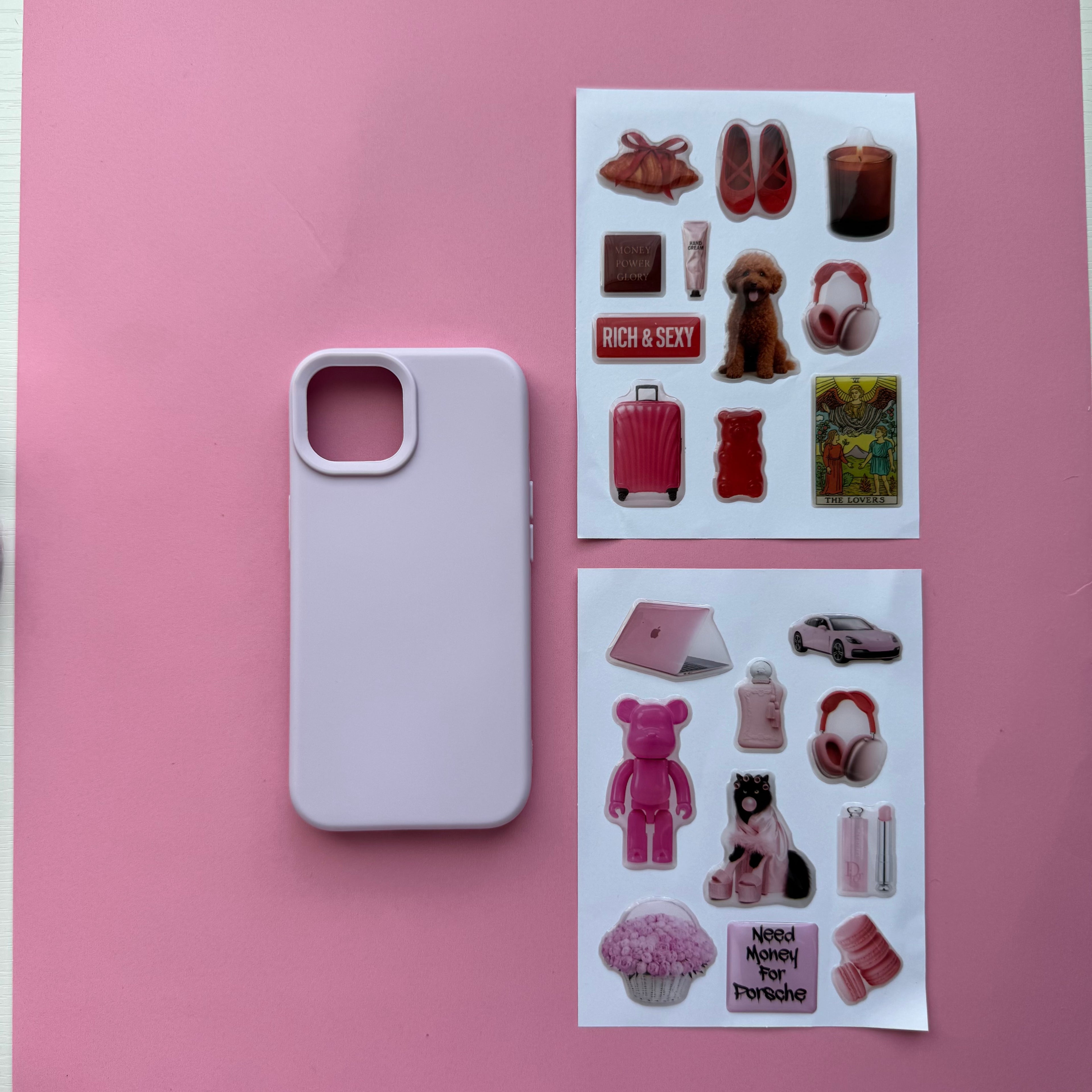Aesthetic Blush Pink Journaling & iPhone Case Gift Set