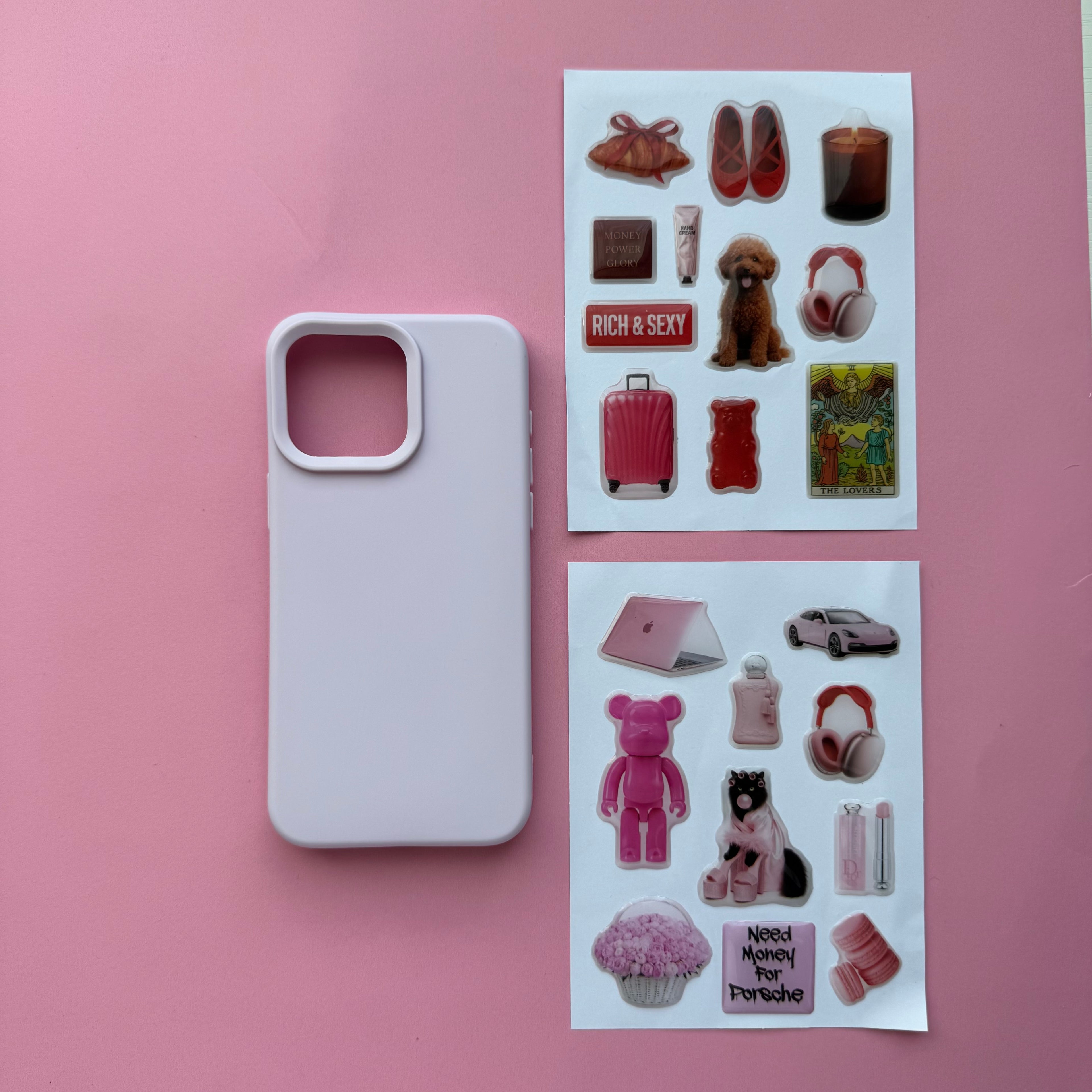 Aesthetic Blush Pink Journaling & iPhone Case Gift Set