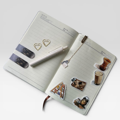 Aesthetic Creamy Beige Journaling & iPhone Case Gift Set
