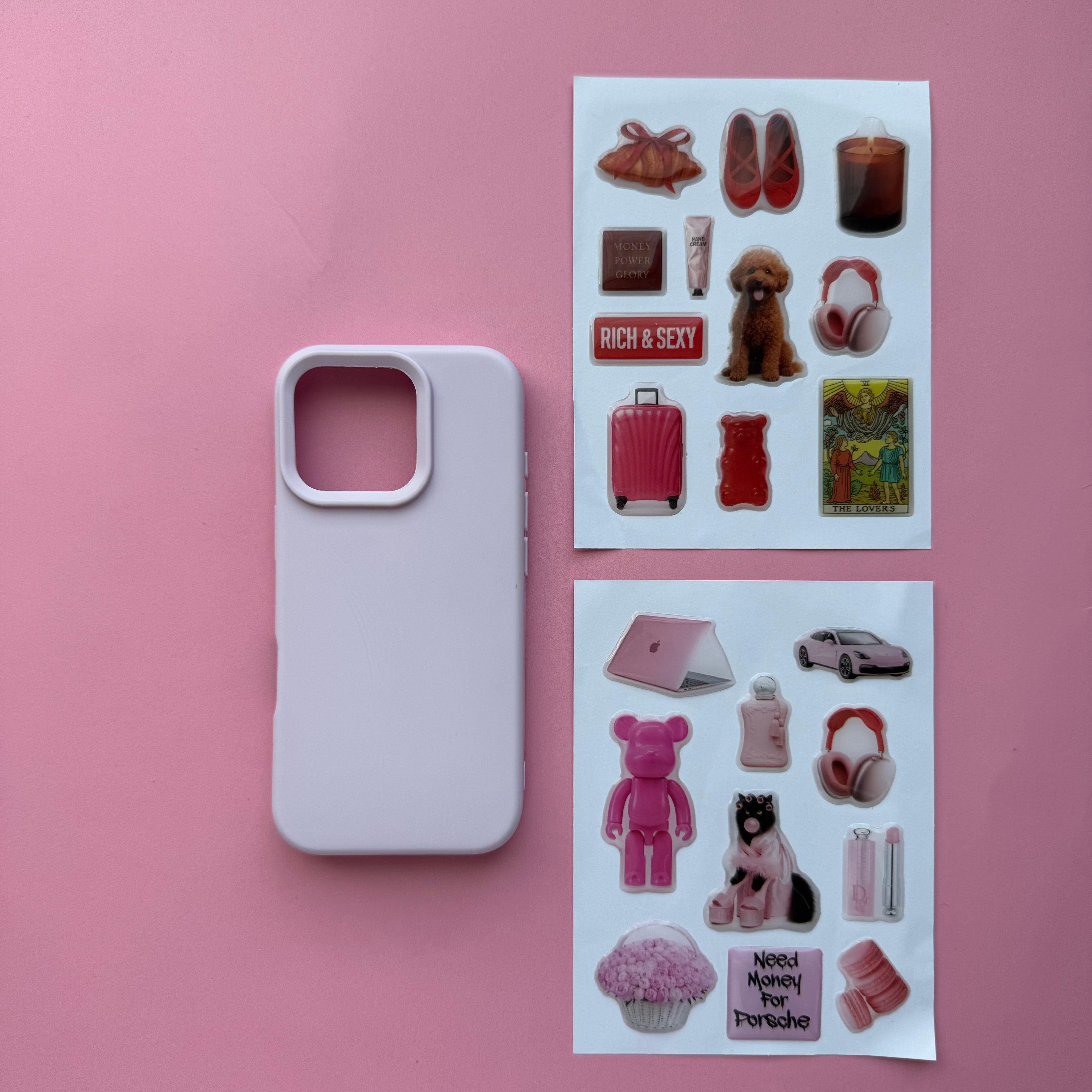 Aesthetic Blush Pink Journaling & iPhone Case Gift Set